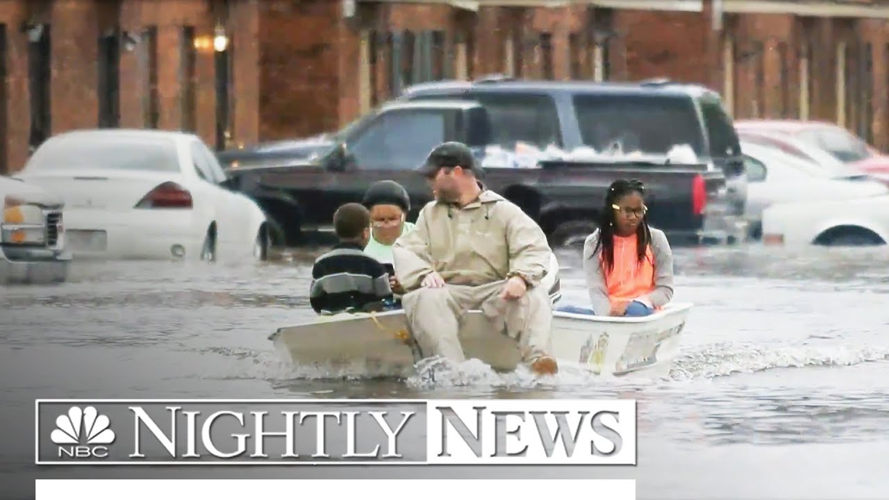 Historic Flooding in Southern U.S., People Rescued From Rooftops and Trees | NBC Nightly News