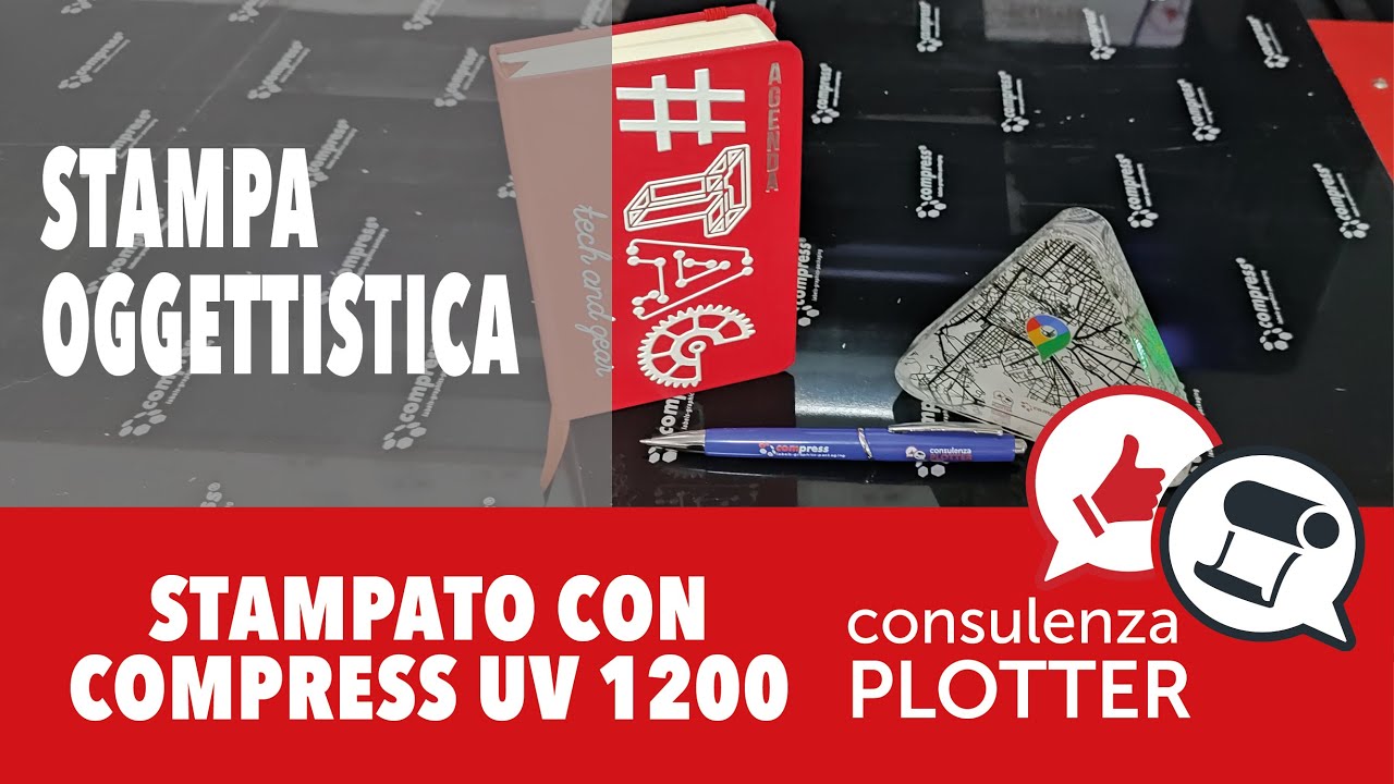Stampa UV su oggetti con Compress iUV 1200s