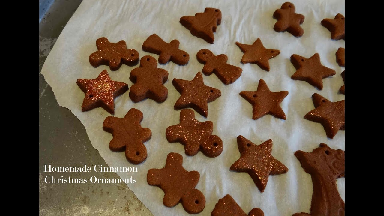 Homemade Cinnamon Christmas Ornaments - A Tutorial