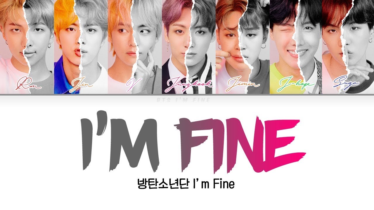 BTS (방탄소년단) - I'm Fine [Color Coded Lyrics Han/Rom/Eng/가사]