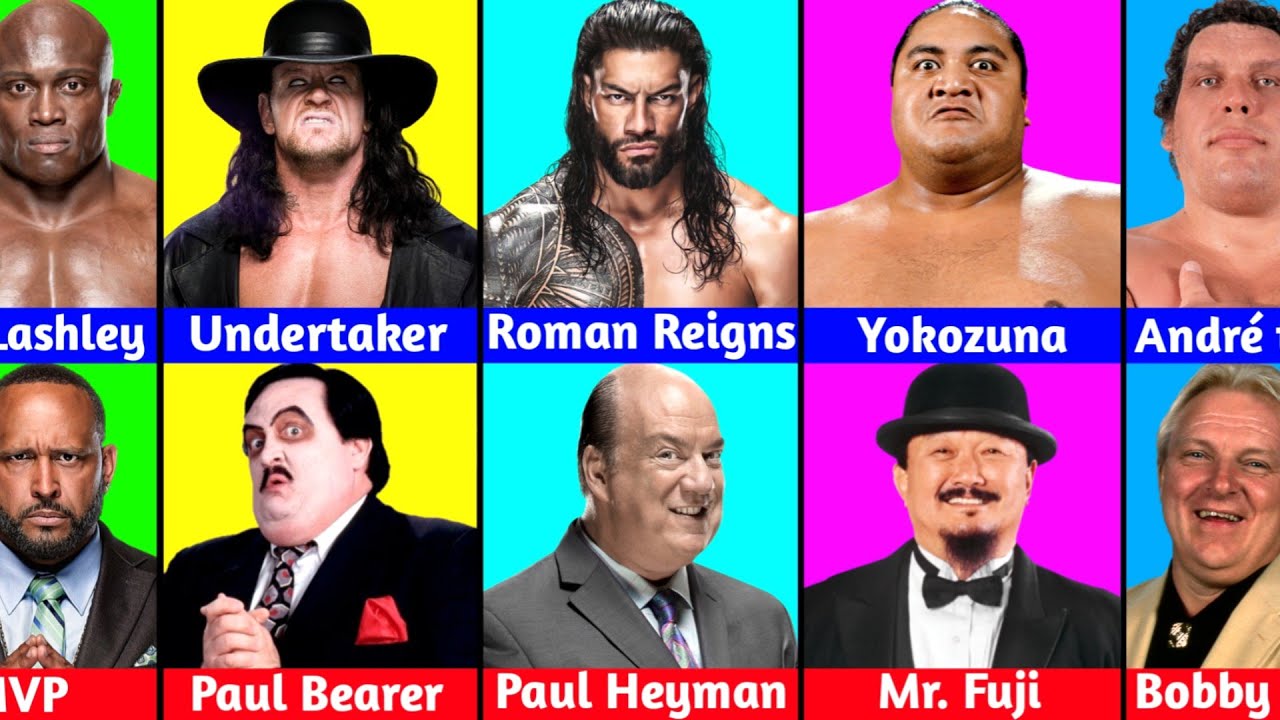 WWE Wrestlers And Their Manager