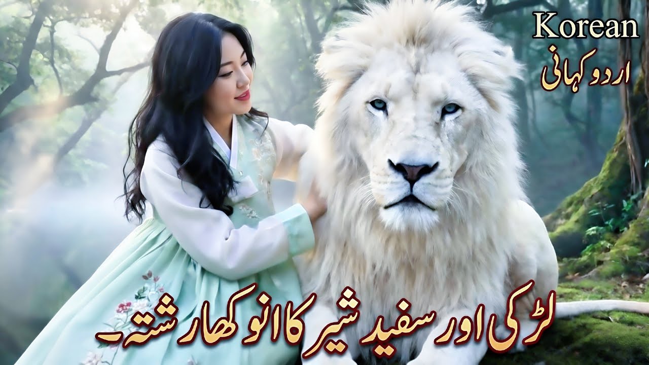 The White Lion Who Chose a Girl | Shery Fairy Tales Urdu & Hindi Story