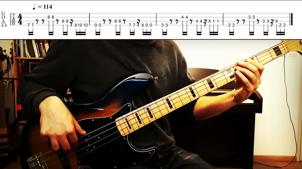 Elton John, Dua Lipa - Cold Heart | Short bass line #1