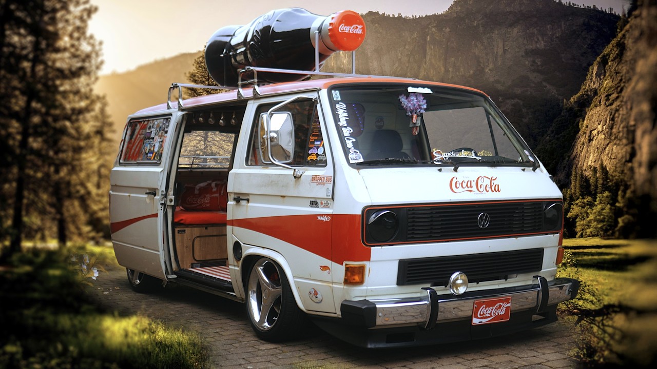 Darf er das?  | VW T3 Transporter im Coca Cola Design, Airride und Turbo Diesel Umbau | Sourkrauts