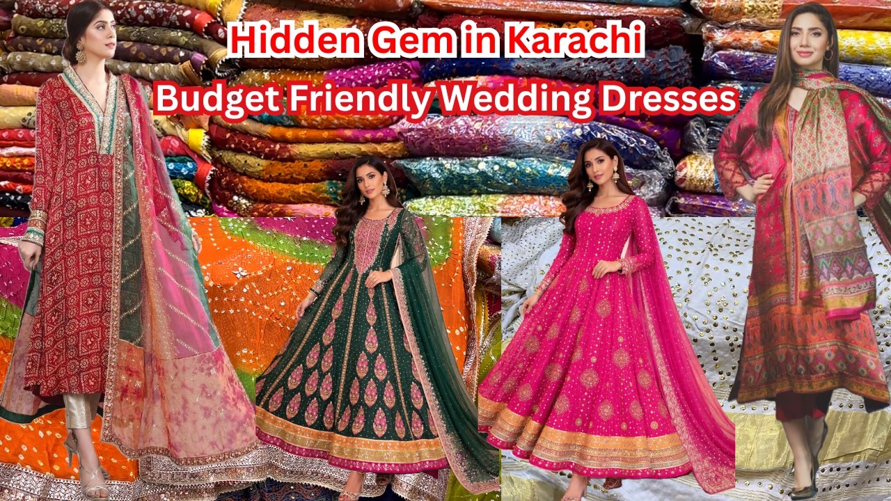 Huma&rsquo;s Collection Karachi | Chunri, Gota, Mukesh & Kamdani Dresses | Wedding Collection 2026