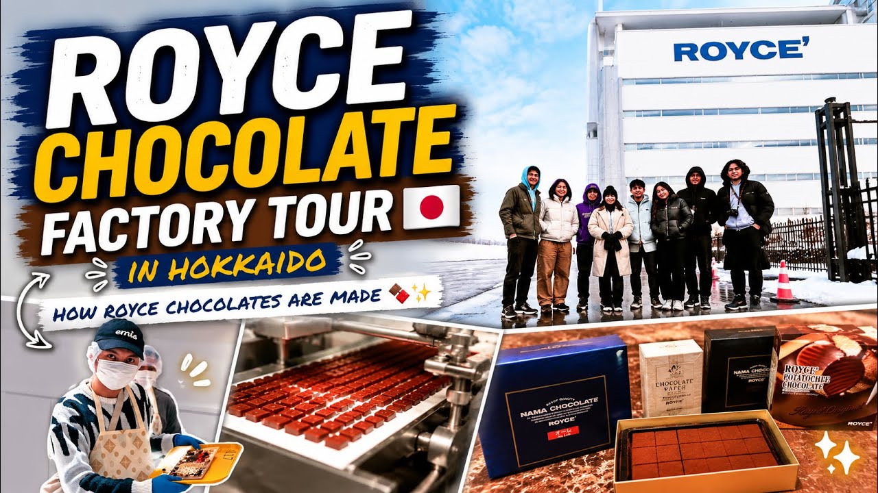 Royce Chocolate Factory Tour in Hokkaido 🇯🇵 | How Royce Chocolates Are Made