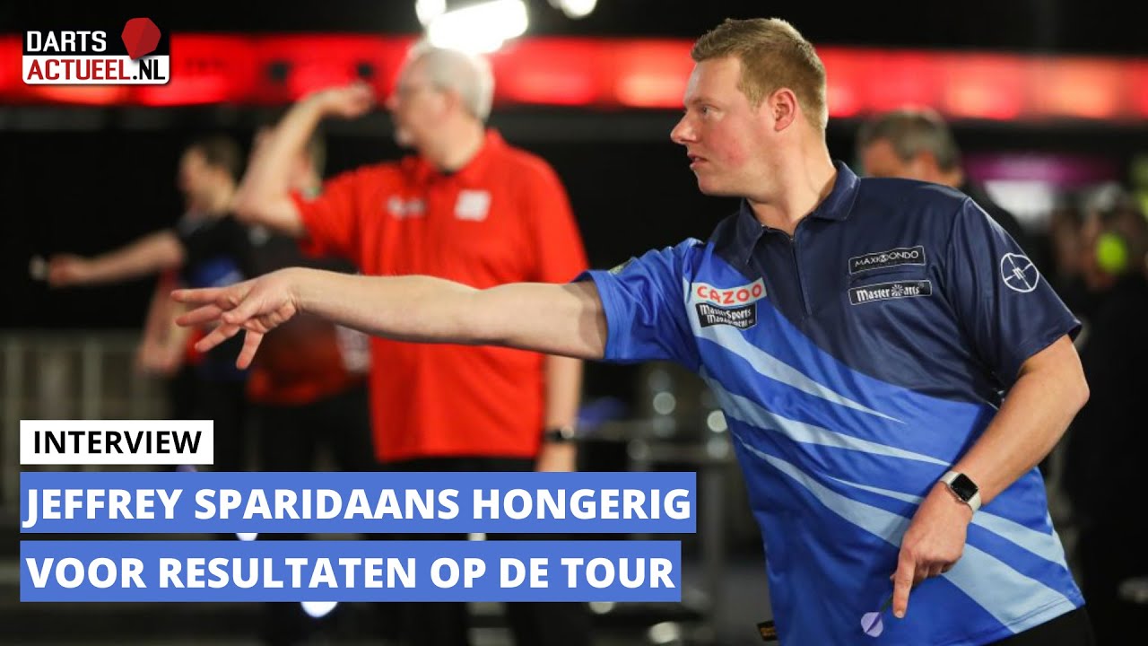Jeffrey Sparidaans is hongerig: 'Ik wil een halve finale halen, dan zit het vertrouwen wel goed'