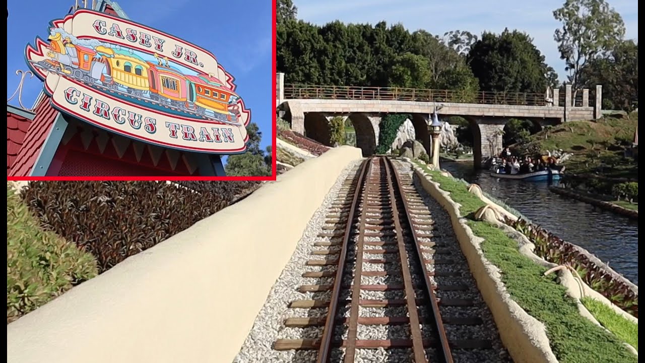 Casey Jr. Circus Train (FULL ride, back view)