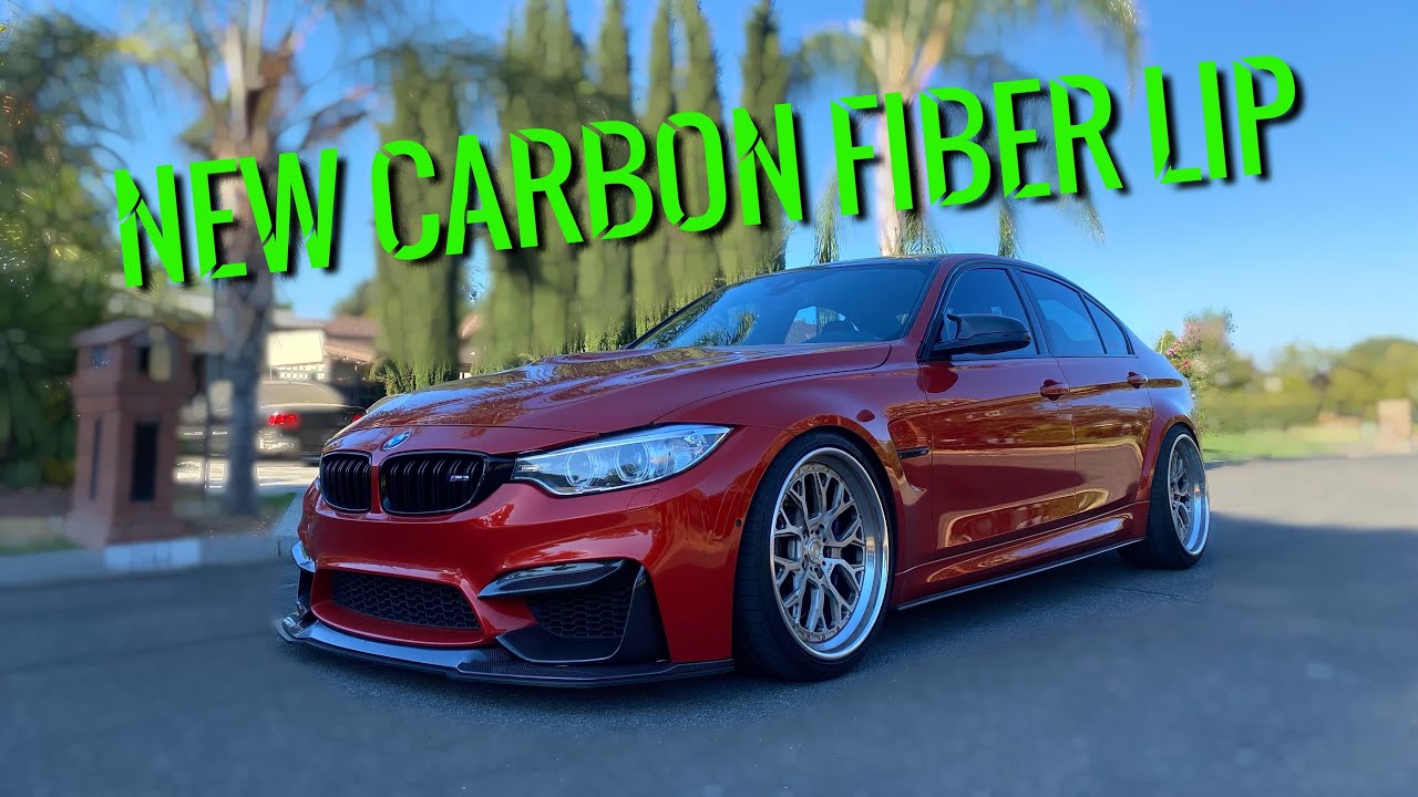 F80 Gets CARBON FIBER CS Lip + Splitters!