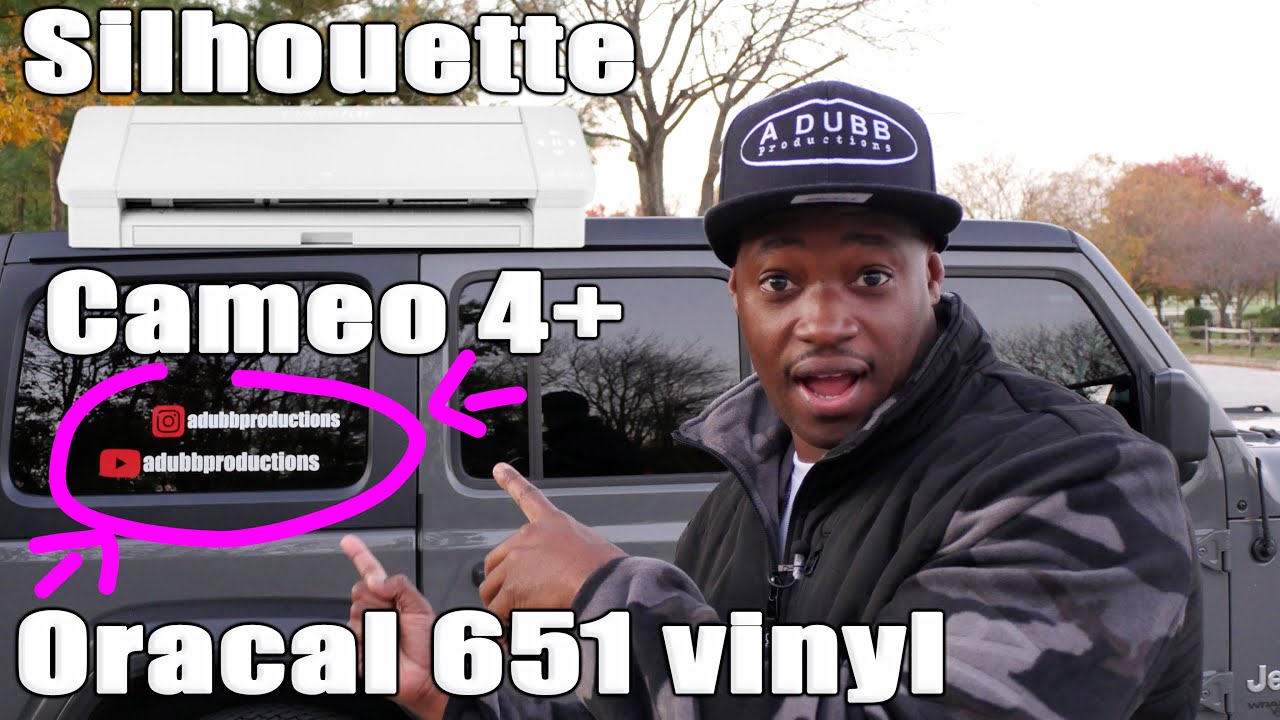 Резка Oracal 651 на Silhouette Cameo 4 Plus