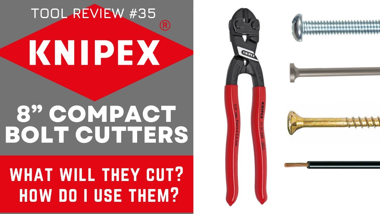 Компактные болторезы Knipex 8 дюймов — что они режут и как ими пользоваться? #инструменты #knipex...
