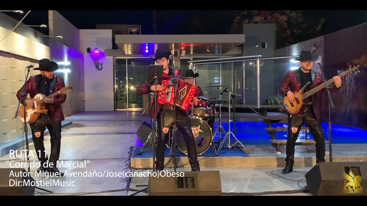 Ruta 11 - Corrido de Marcial - [ antes escolta de guerra ] EN VIVO