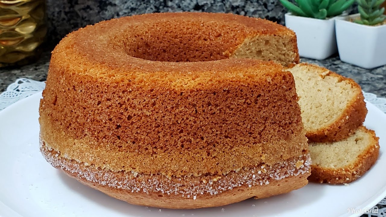 BOLO DE BANANA DE LIQUIDIFICADOR FÁCIL E DELICIOSO SEM LEITE