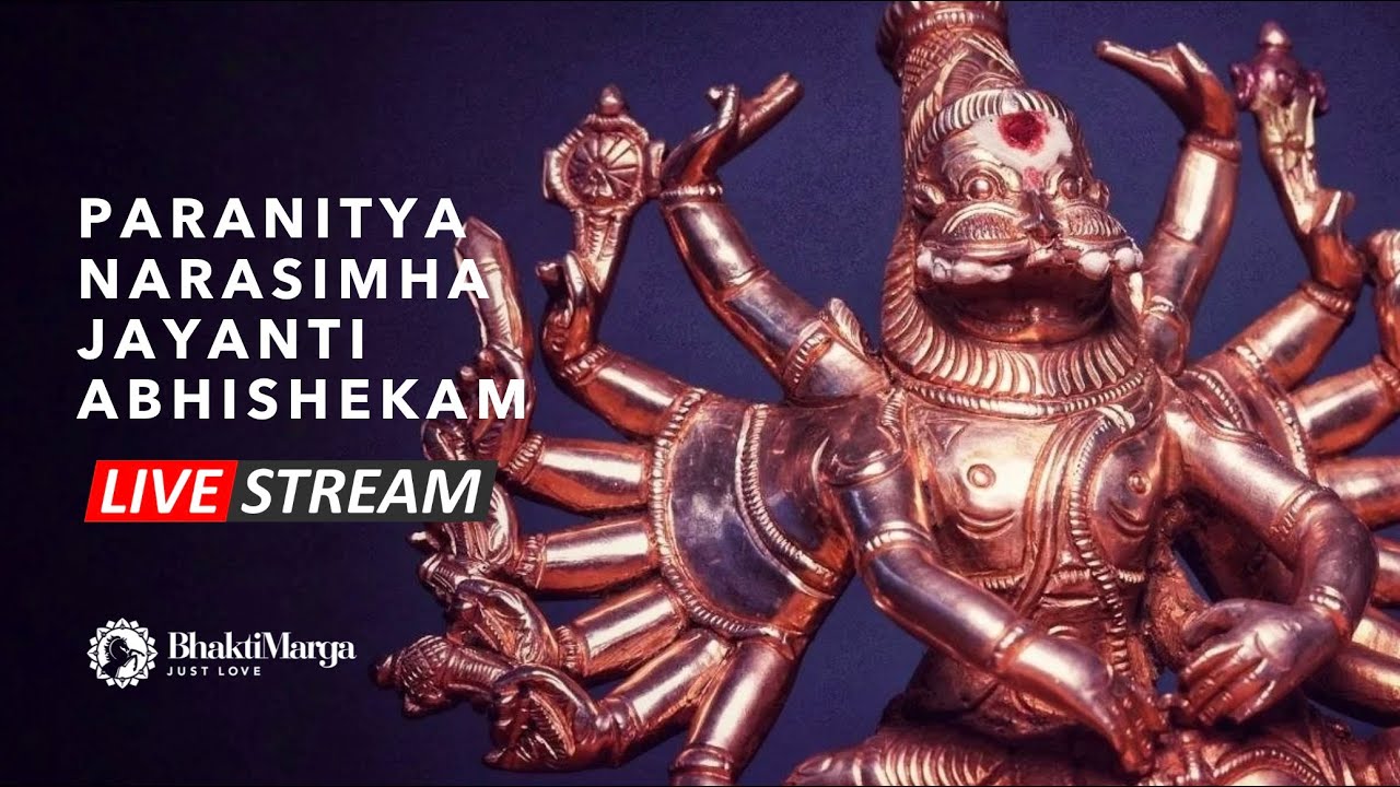 Paranitya Narasimha Appearance Day Abhishekam