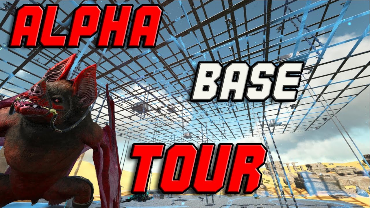 Alpha Base Tour & PvP Fights! | Are You Geeked ? INX 4-Man Cluster - ARK PvP #ark