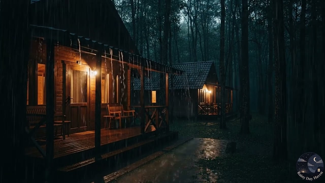 “99% Fall Asleep in 10 Minutes 😴 Heavy Rain Sounds for Deep Sleep”