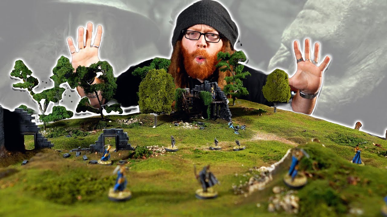 How To Make An EPIC WARHAMMER, 40K, SIGMAR, MIDDLE EARTH, GAMING TABLE