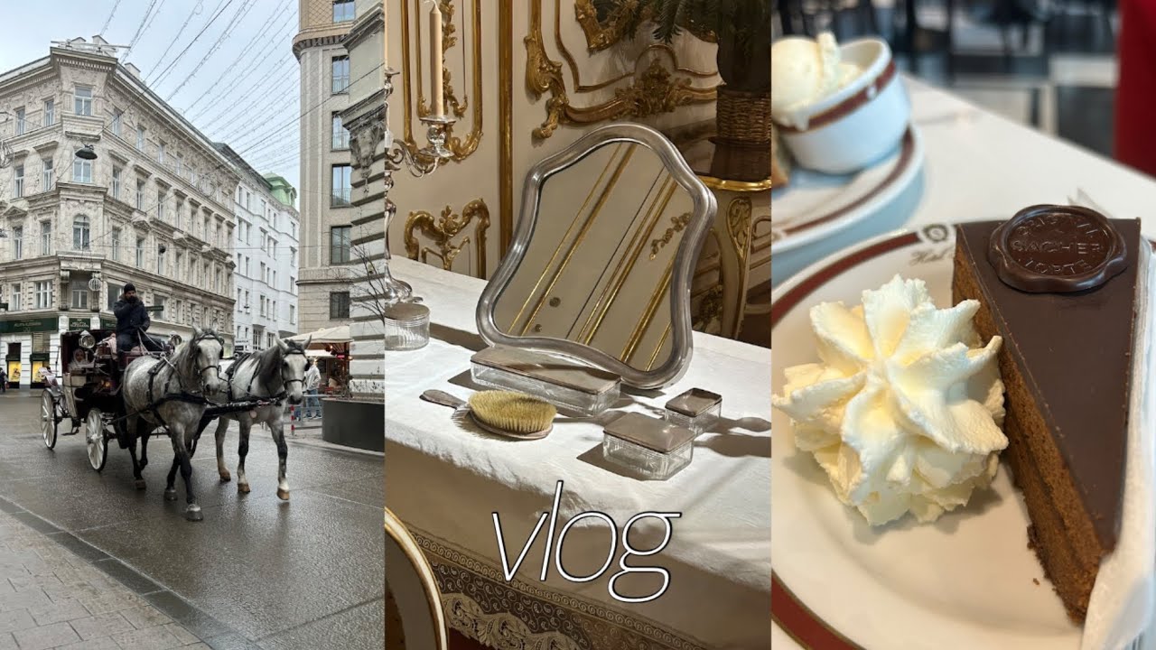 vlog (비엔나, 부다페스트 맛집,빵집투어🥖🥐, 조성진,임윤찬🎶,프라다 아울렛🛍️자허 케이크,하리보 쇼핑, 유럽 마트 쇼핑♥️)