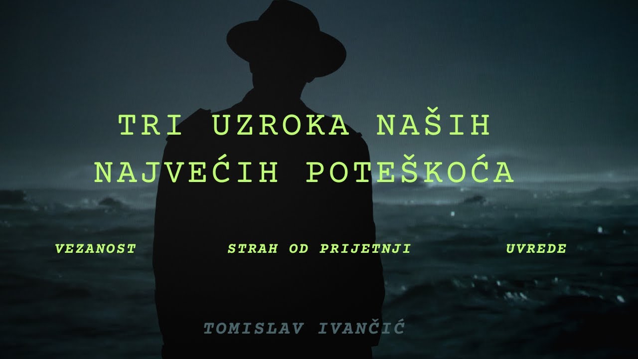 Tomislav Ivančić - Tri Uzroka Naših Najveći Poteškoća: Vezanost, Strah Od Prijetnji i Uvrede