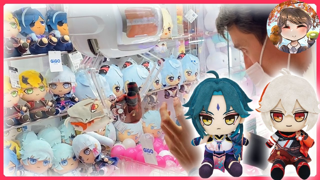 Genshin UFO Catcher in Japan (Let's win a Genshin Plush !!) [Kiwi In Japan 272]
