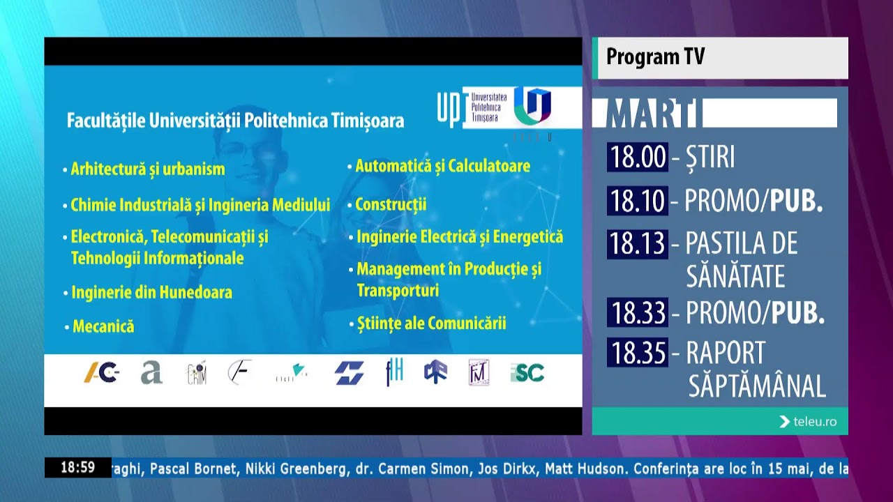 Transmisiunea Teleuniversitatea TV. LIVE!