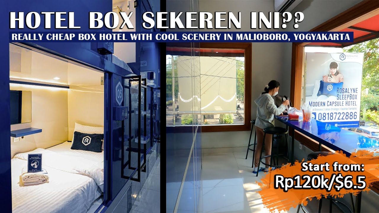 HOTEL MURAH INI BISA MANDANG JALAN MALIOBORO DARI KAMAR | ROSALYNE SLEEPBOX