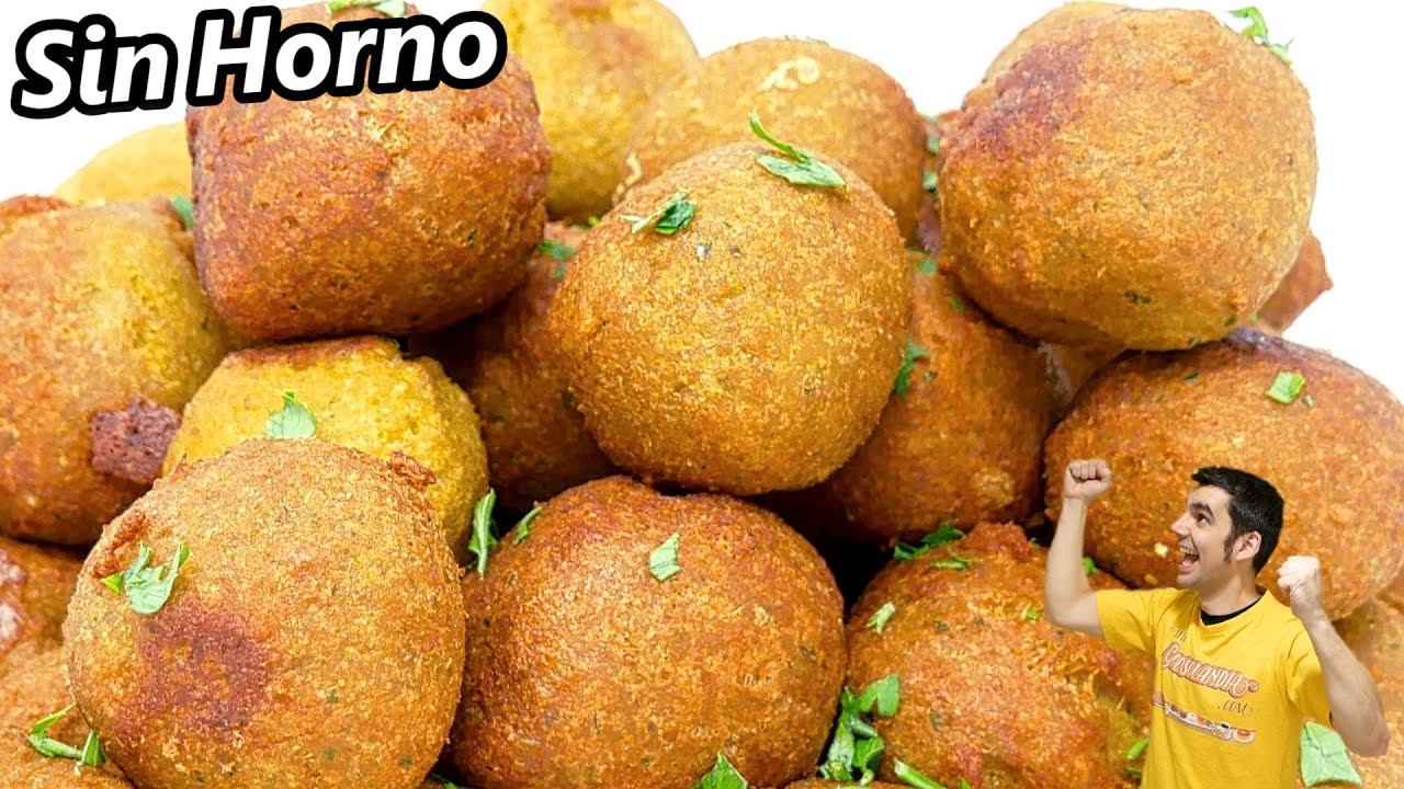 FALAFEL (Croquetas de GARBAZOS o POROTOS) 😍😋Receta ÁRABE y VEGANA que está RIQUÍSIMA 😍😋