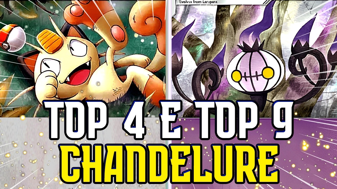 DANO INFINITO? 🕯️ O Deck de Chandelure que pegou TOP 4 e TOP 9!