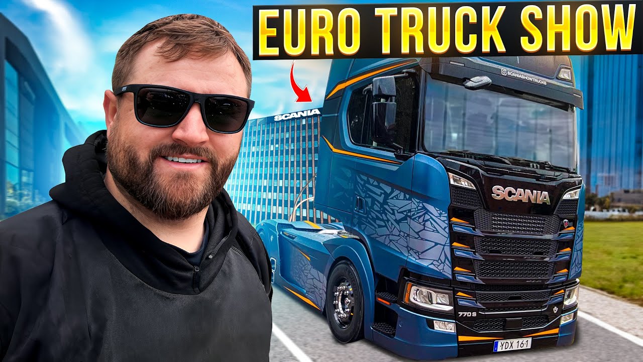 Private Truck Show at SCANIA Headquarters for SVEMPAS 85th Birthday!