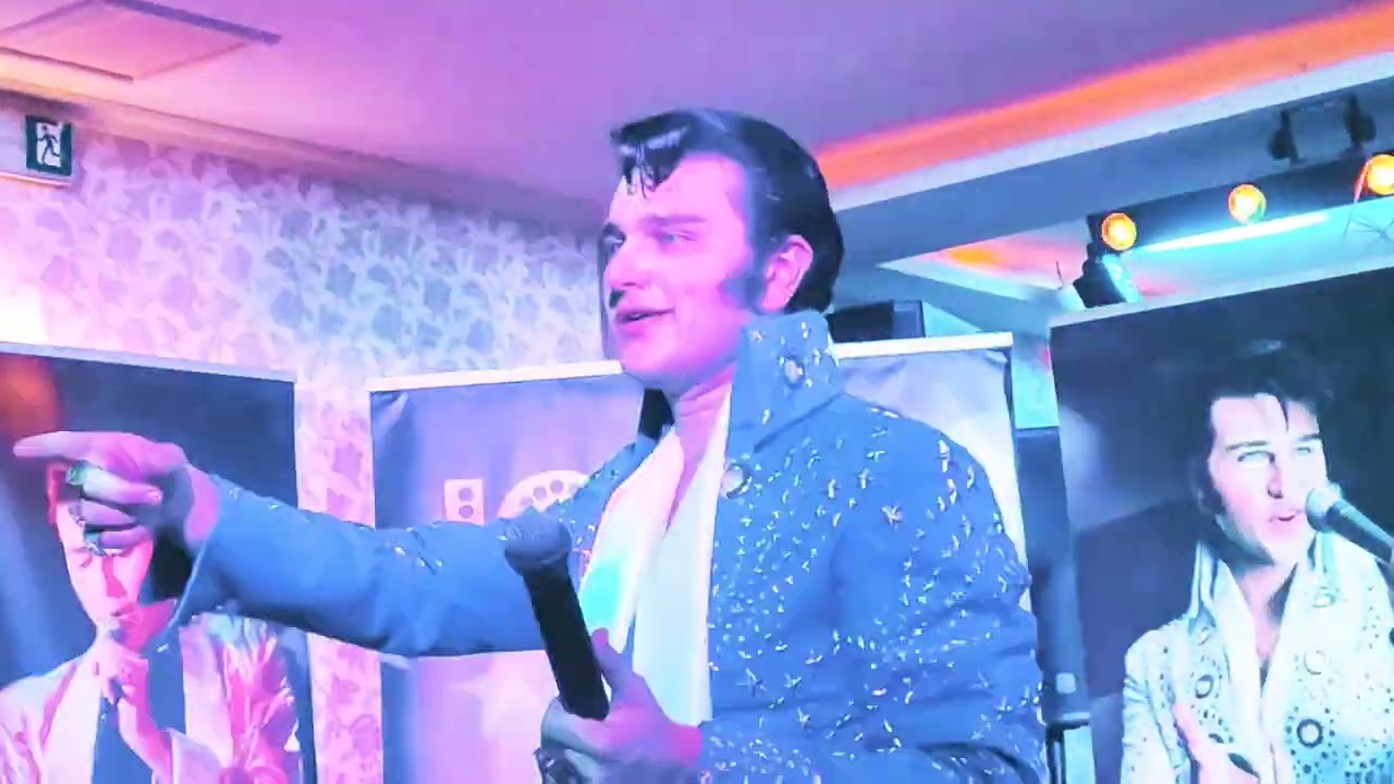 Josuel as Elvis at Watson's Bar, St Paul's Bay, Malta