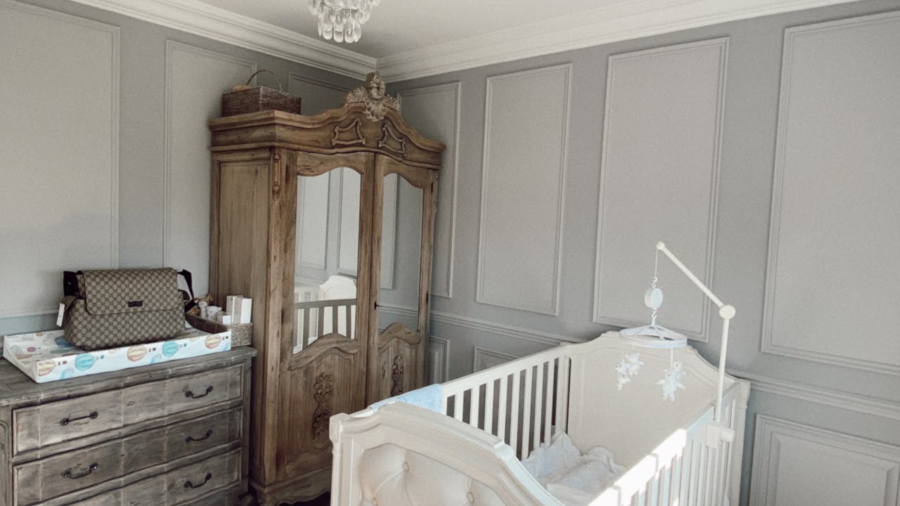 BABY BOY NURSERY ROOM TOUR | PARISIAN STYLE NURSERY | WITH HERMES REVEAL!! CLAIRE CHANELLE HOME
