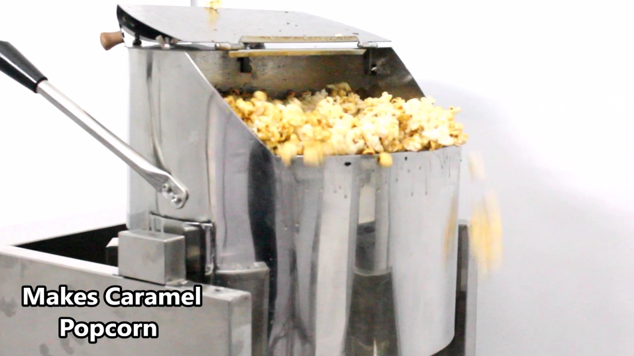 Automatic Caramel Popcorn Machine (plant) with Giant Kettle