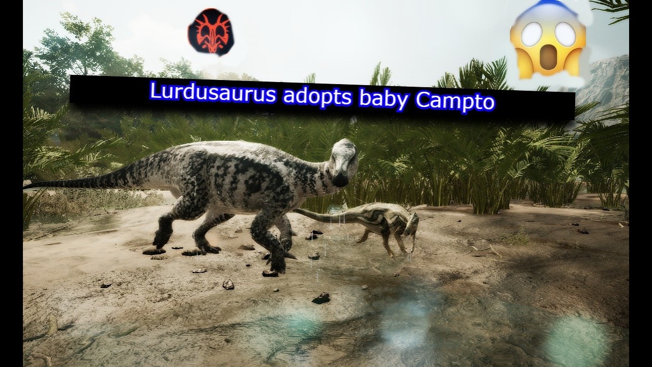 Lurdusaurus adopts baby Campto in path of titans