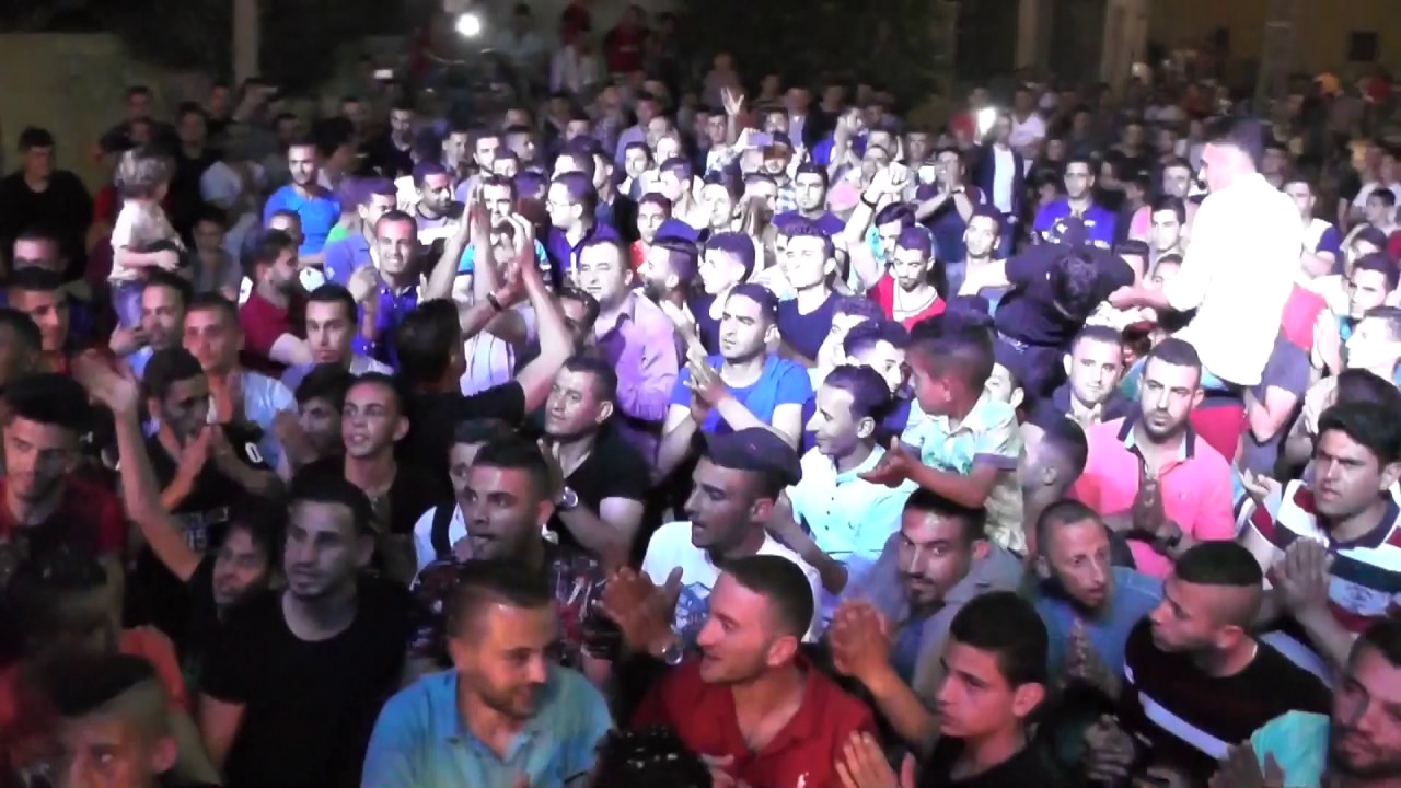 الفنان مجد ابو غربية مهرجان طمون-جنين استقبال مميز للعريس بكر شاهين  /fullhd2017