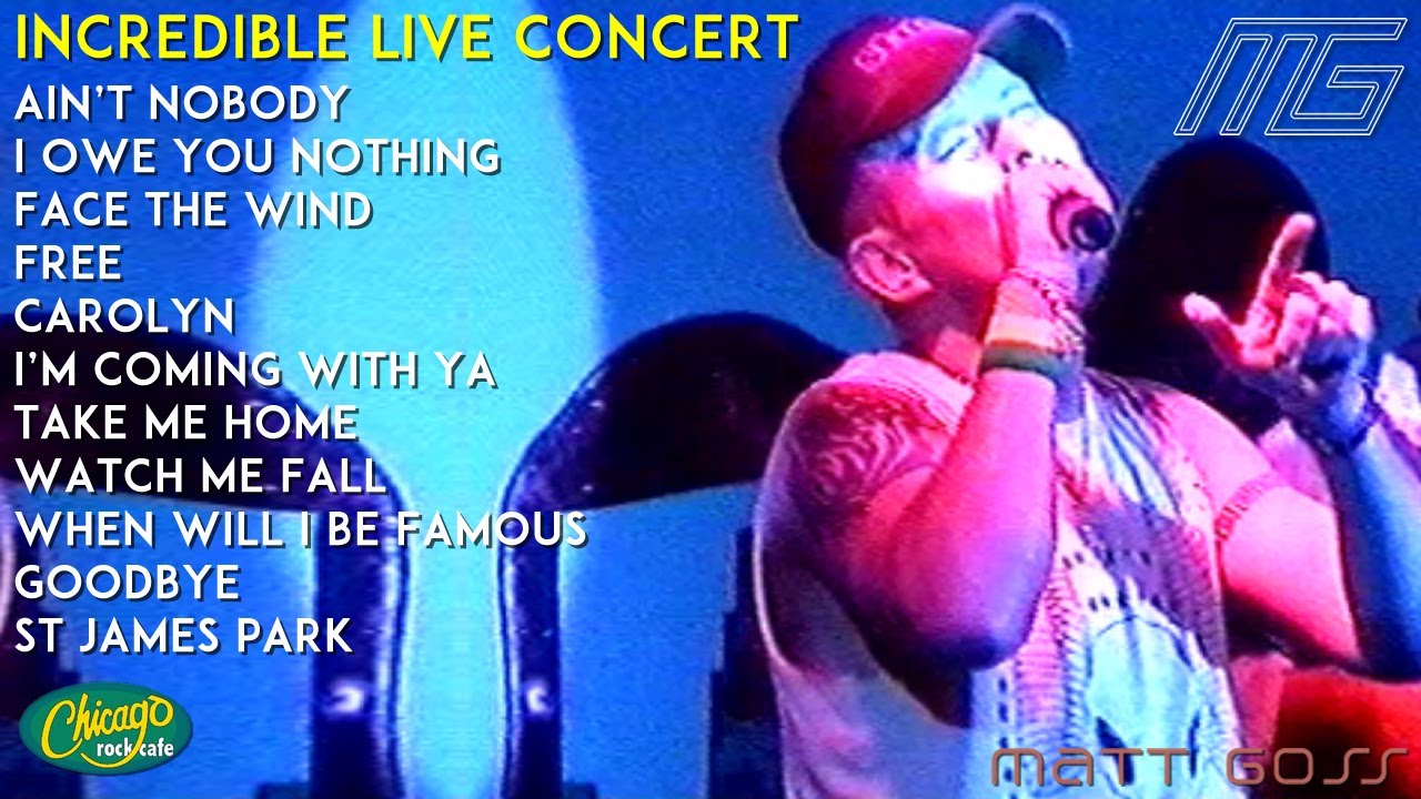 Matt Goss live at the Chicago Rock Cafe in Bury (2003)