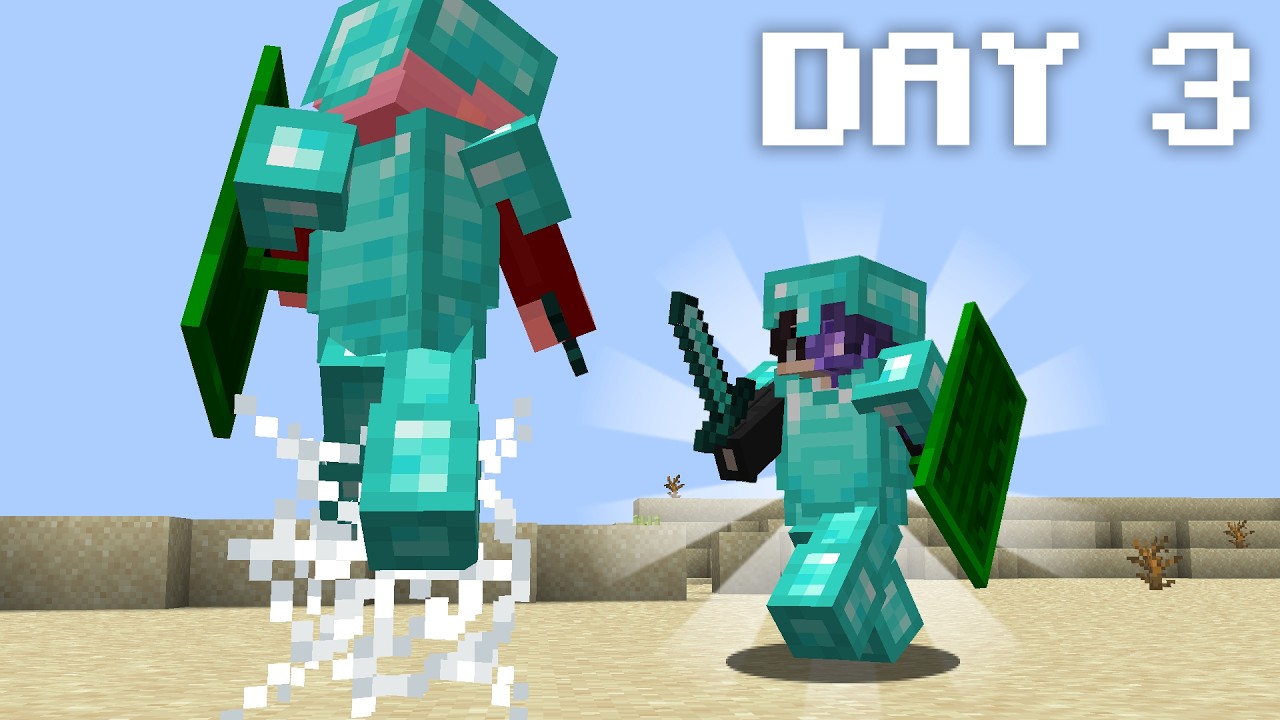 I Forced Myself to Get GOOD at UHC PvP in 72 Hours
