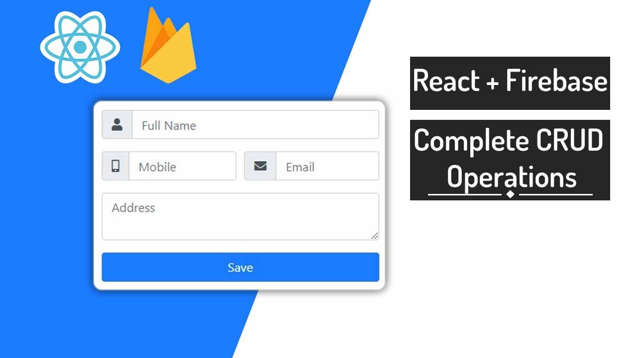 React with Firebase CRUD Operations