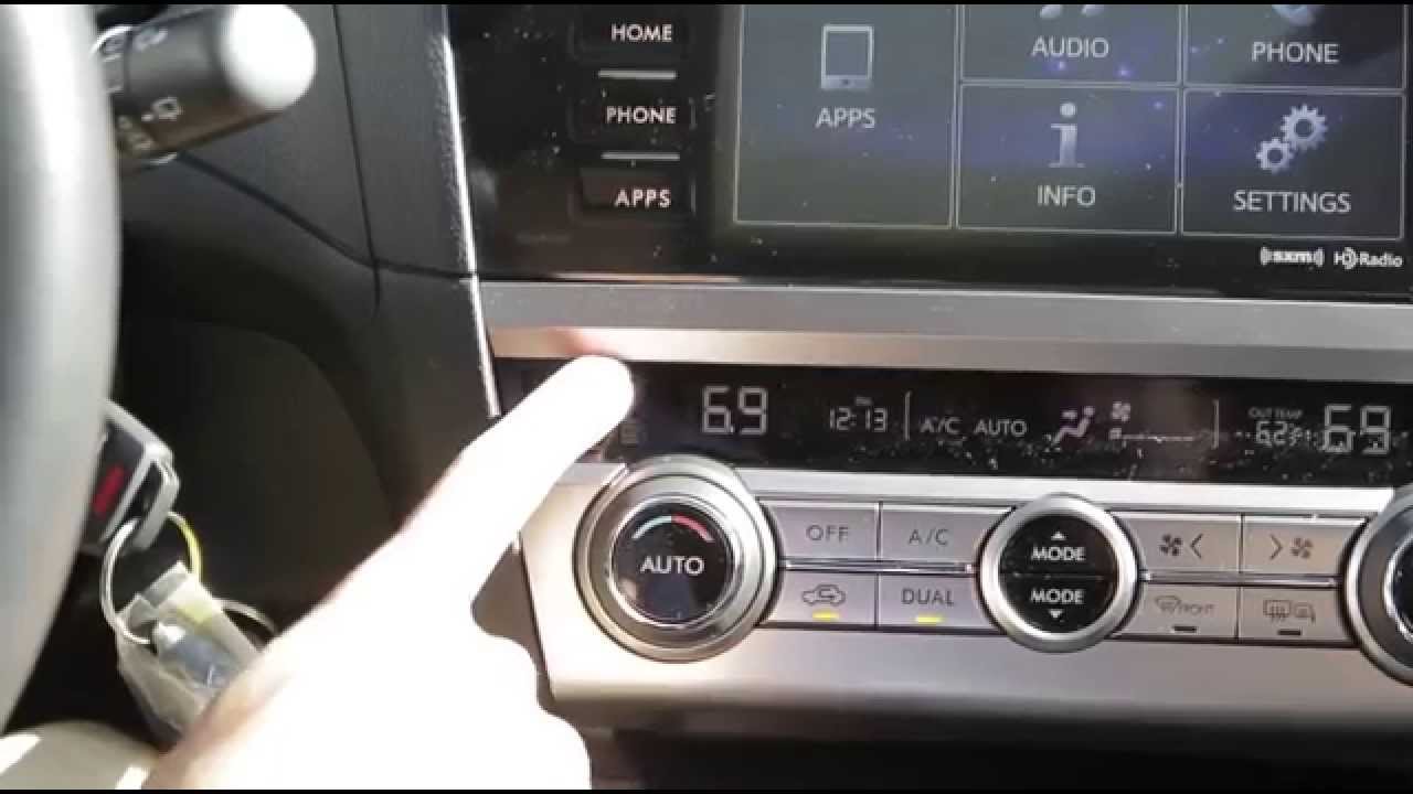 2015 Subaru Outback/Legacy Clock Setting | Daylight Savings Time | Morrie's Subaru