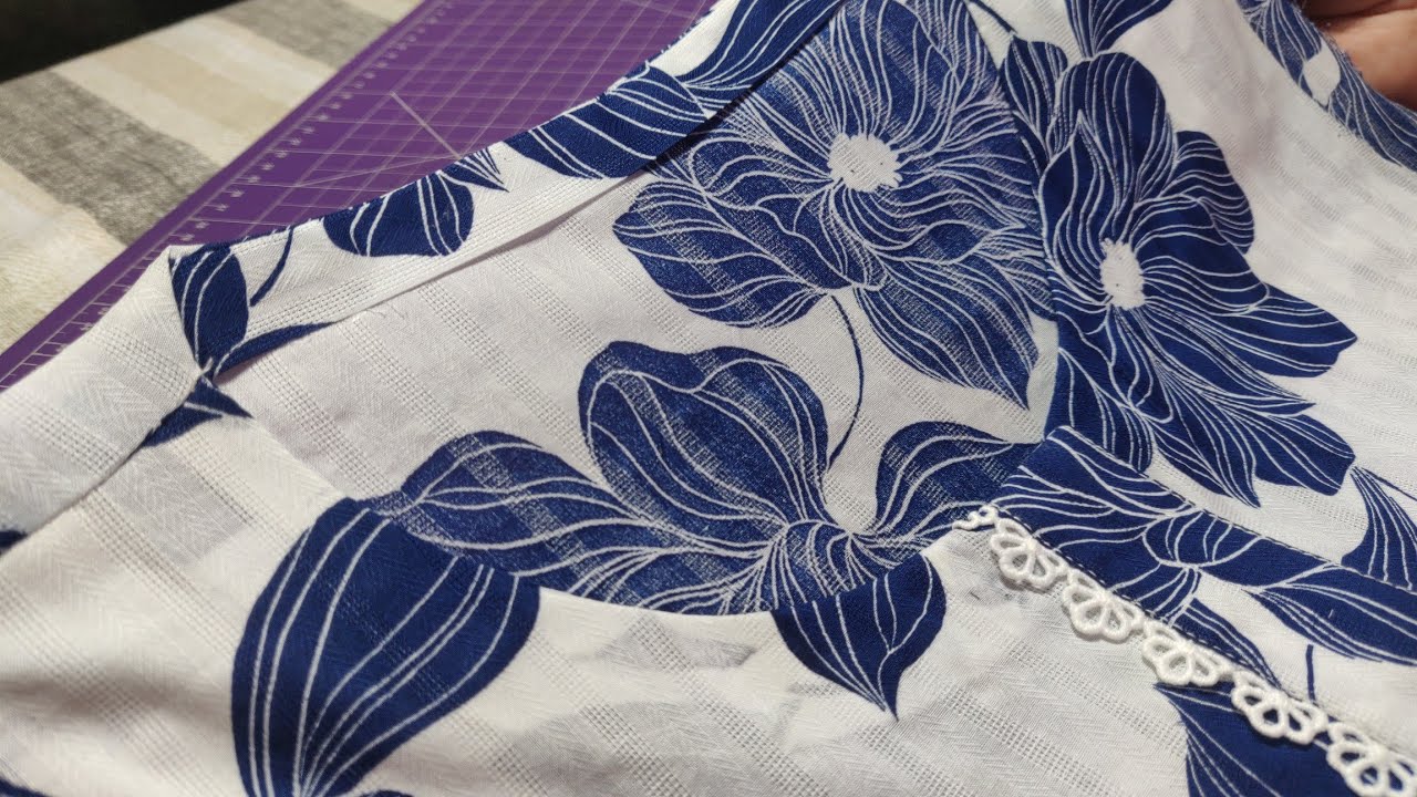 kurti ki Neckline|| sleeves|| chalk daman sewing tips || kurti sewing #sewing