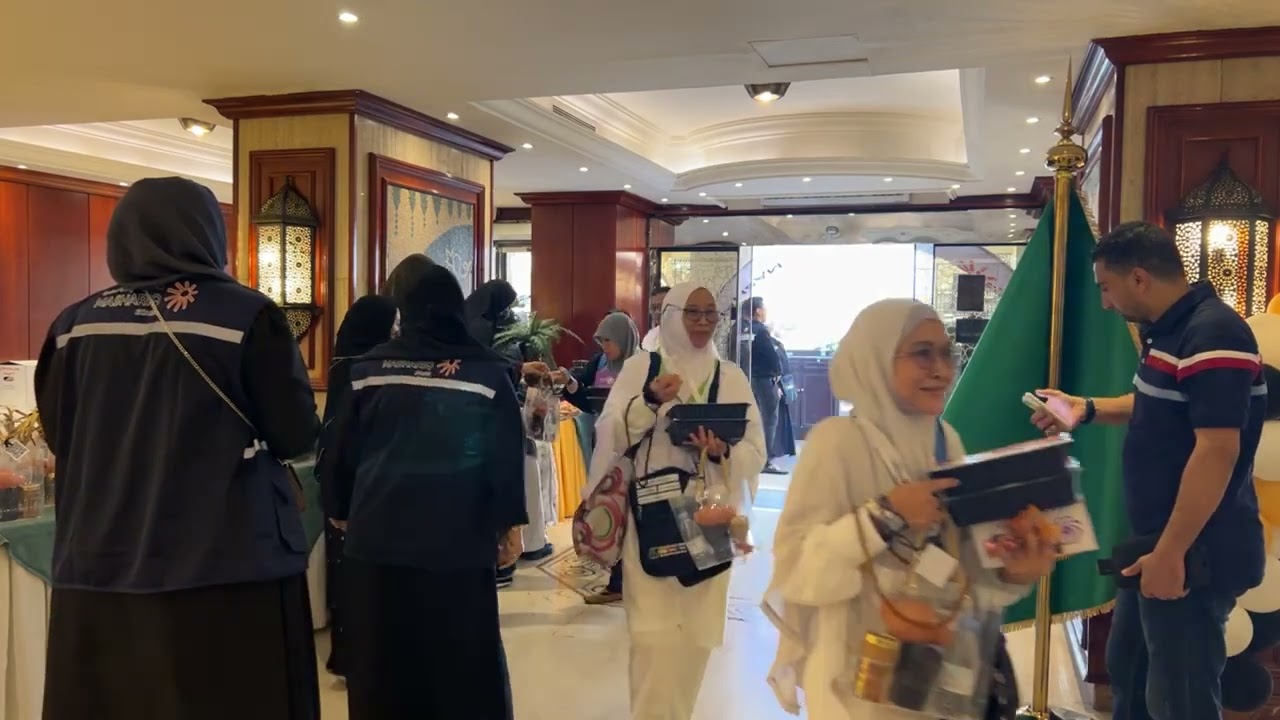 Ketibaan Jemaah Pakej Haji Aqiq KT086 (SV5011) Tabung Haji Travel di Hotel Shohada.