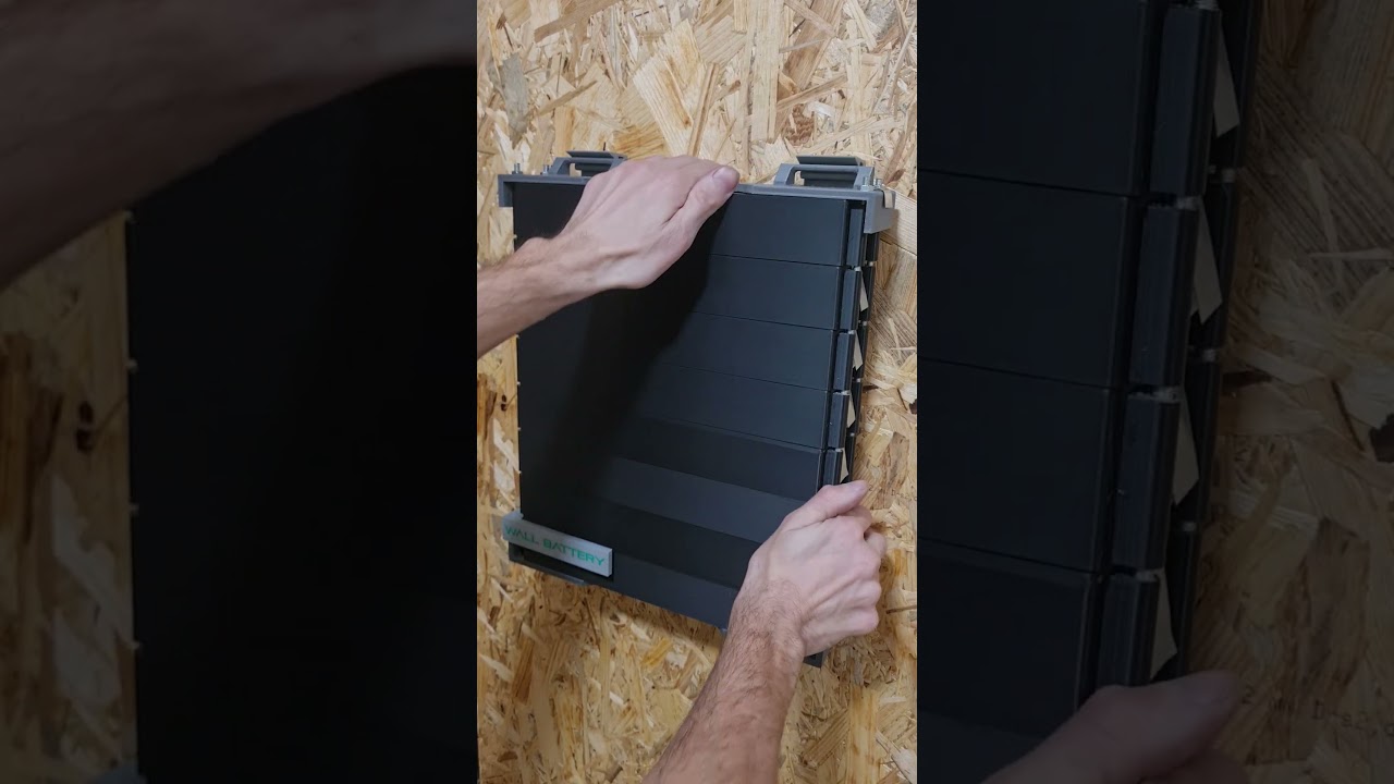 Wall battery #battery #homestorage #batterystation