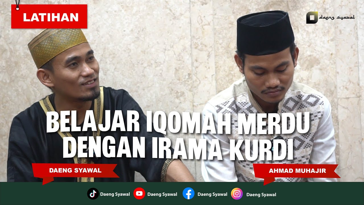 Tutorial | Belajar iqomah merdu dengan irama kurdi