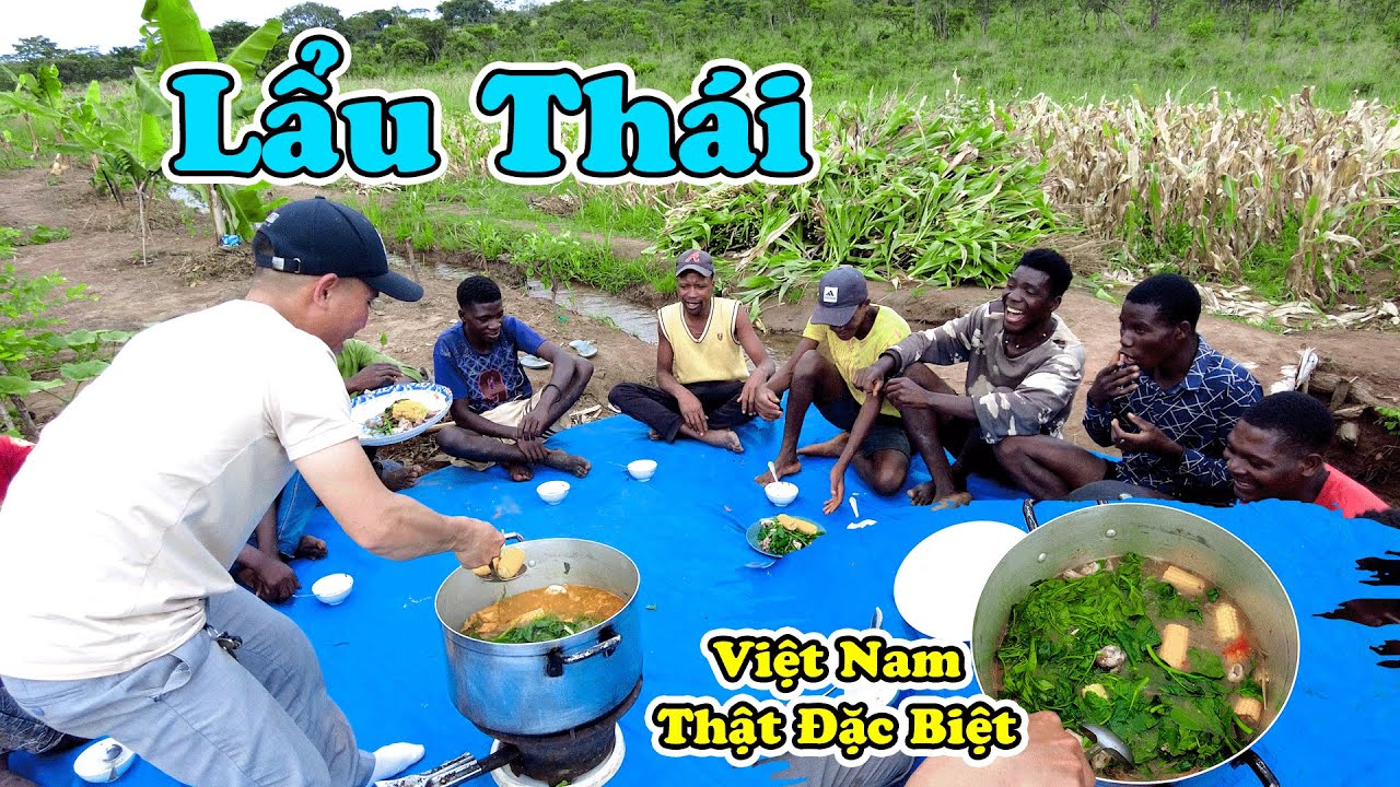 Đông Paulo || Nồi LẨU THÁI CHUA CAY Giữa Khung Cảnh Thiên Nhiên Cùng Người Dân Bản
