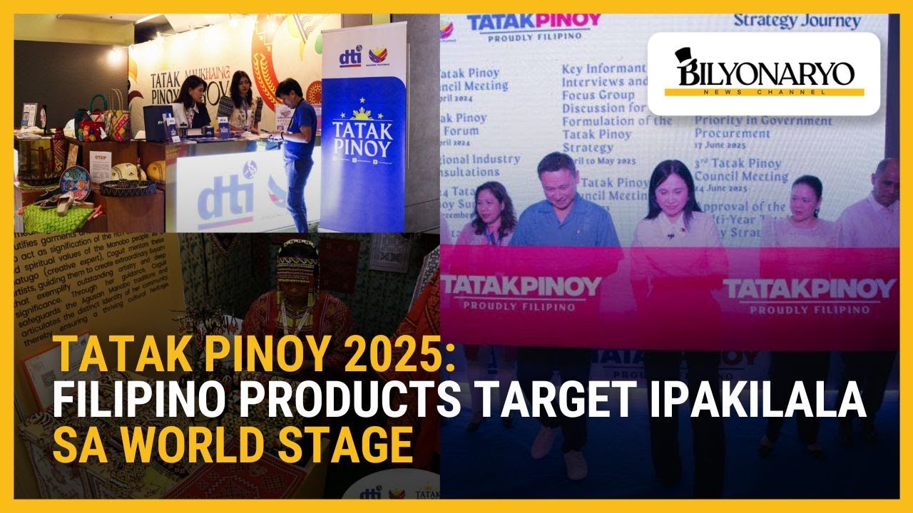 Tatak Pinoy 2025: Filipino products target ipakilala sa world stage | Agenda
