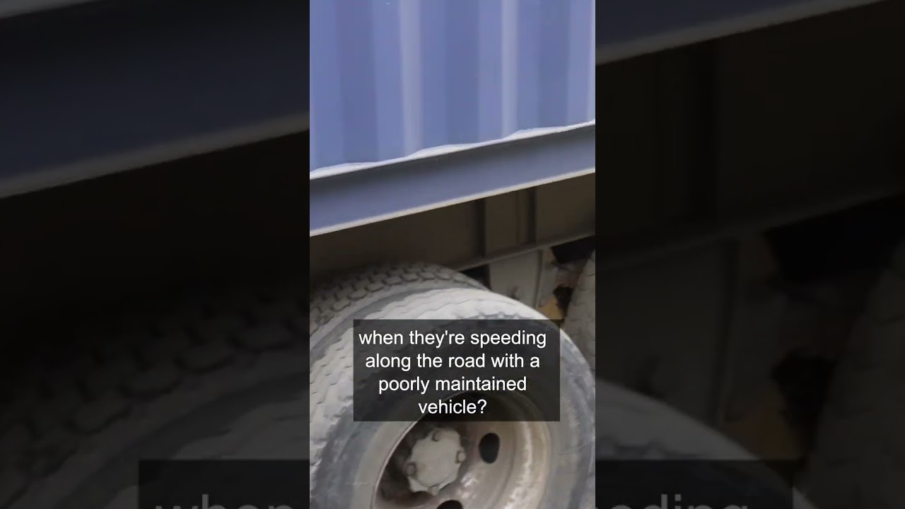Bald or damaged tires increase the risk of a blowout & can lead to poor braking & handling