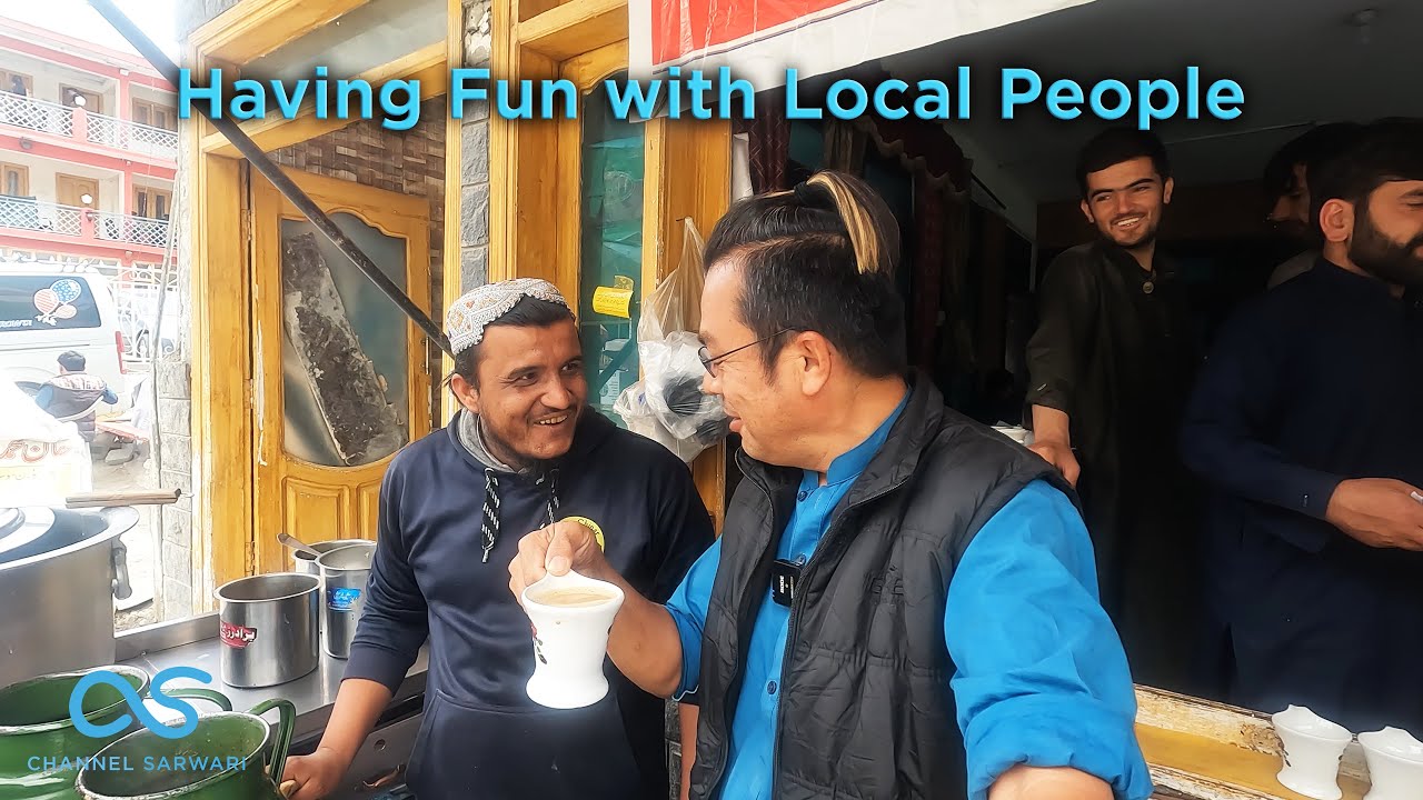 English Man in Beautiful Naran Bazar | Local People of Naran Valley