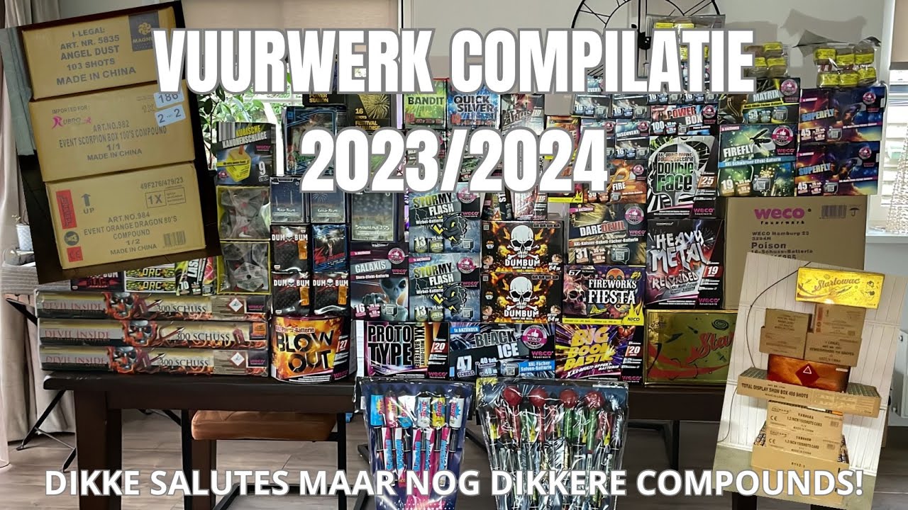 DIKKE SALUTES MAAR NOG DIKKERE COMPOUNDS! | Vuurwerk Compilatie 2023/2024