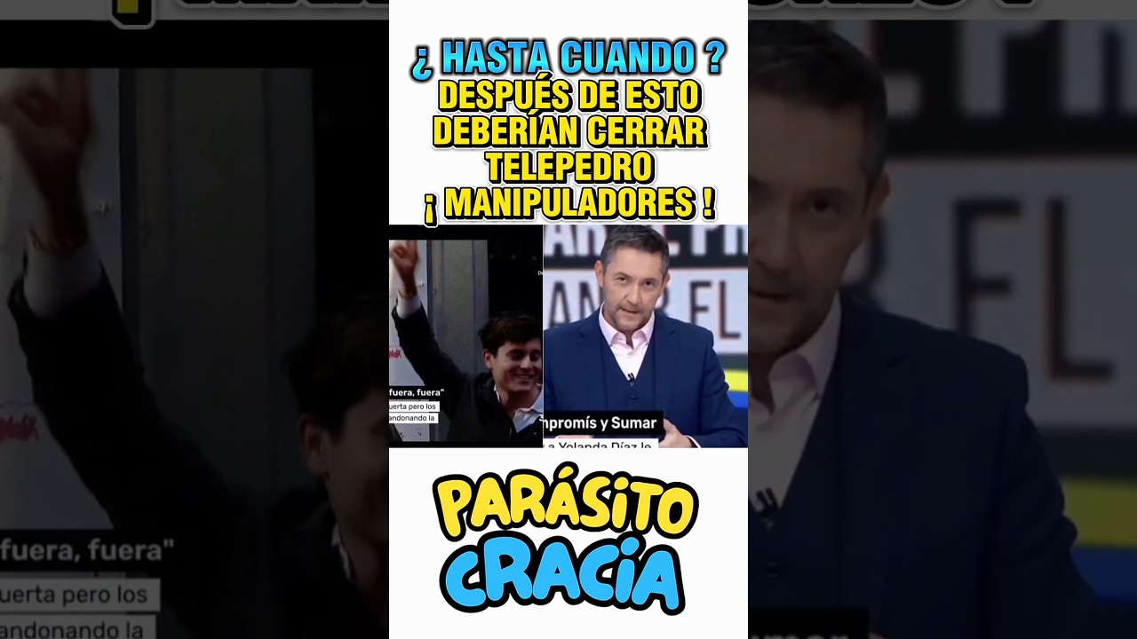 🔴&iexcl; MAIPULADORES !🔴DESPU&Eacute;S DE ESTO DEBER&Iacute;AN CERRAR TELEPEDRO