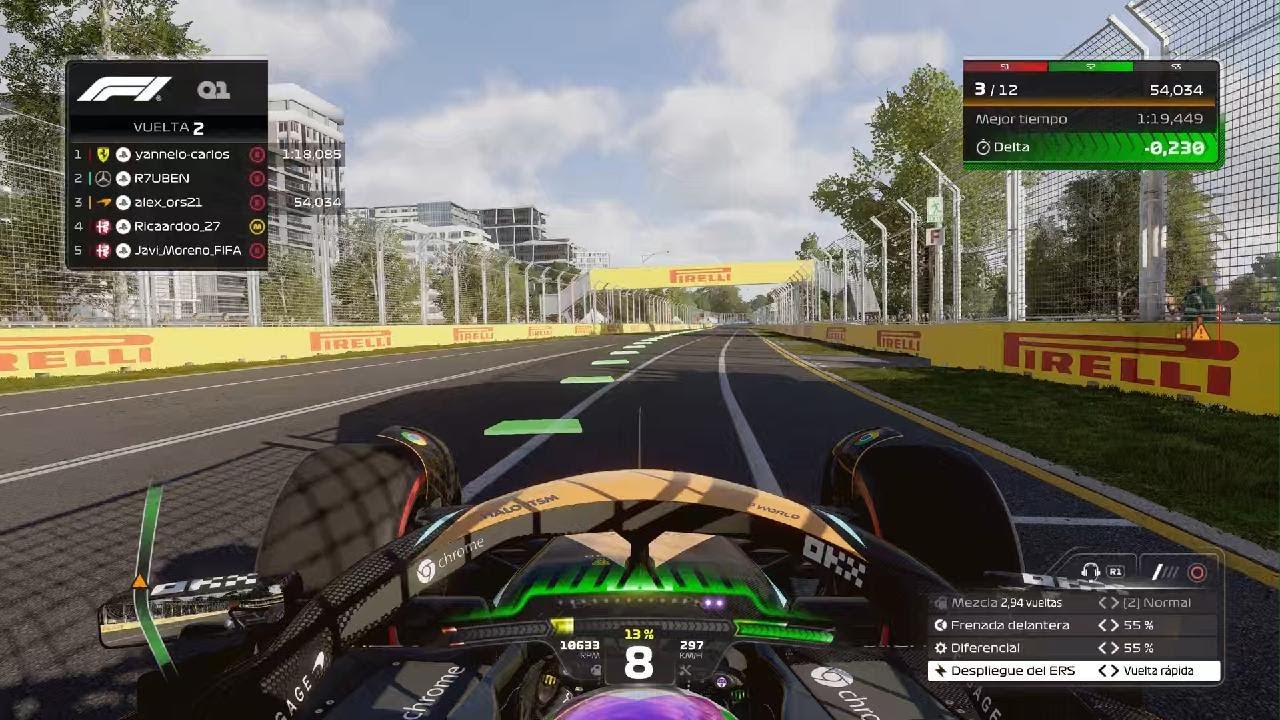 F1 23. T2: 2ª CARRERA, AUSTRALIA