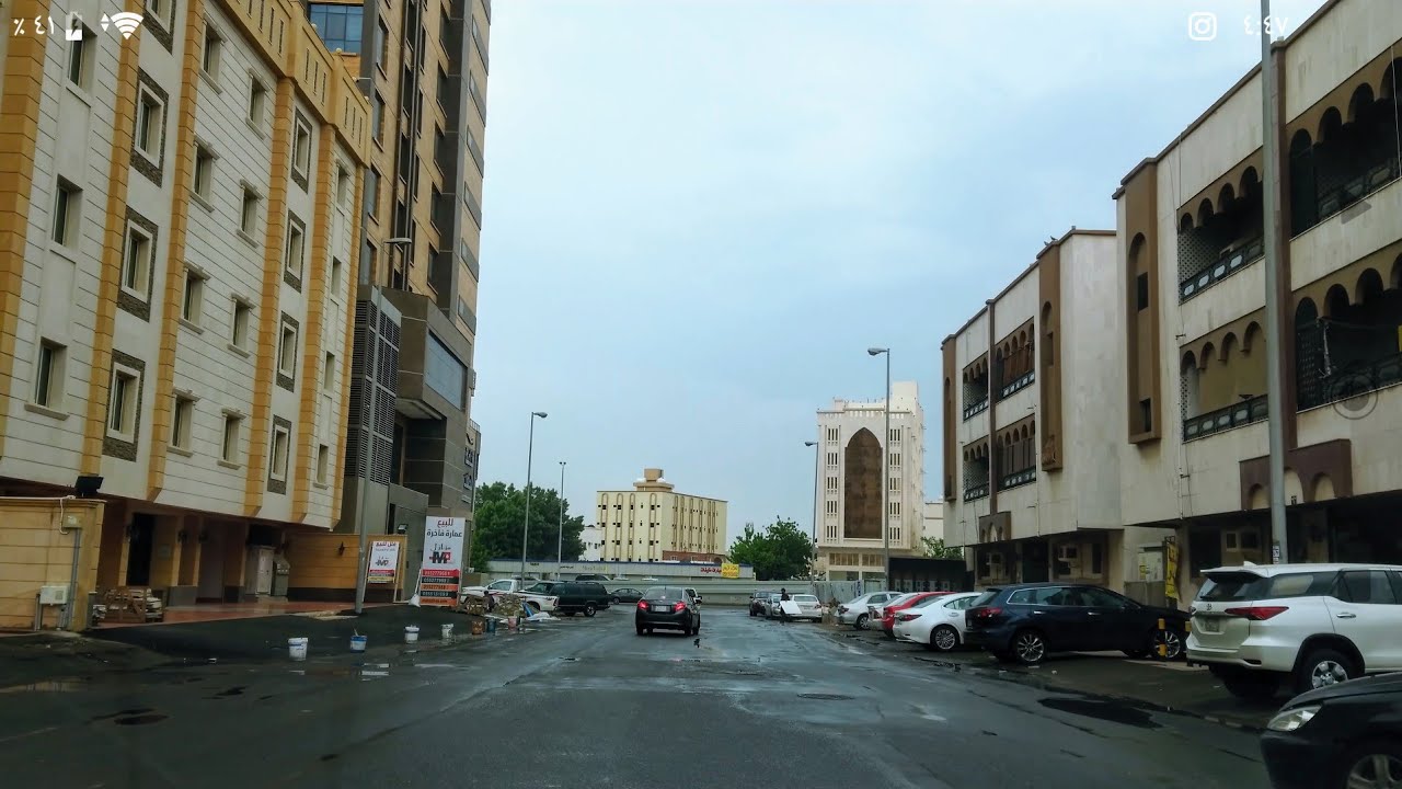 طريق الأمير ماجد جولة السيارة مع هتان المطر مدينة جدة
